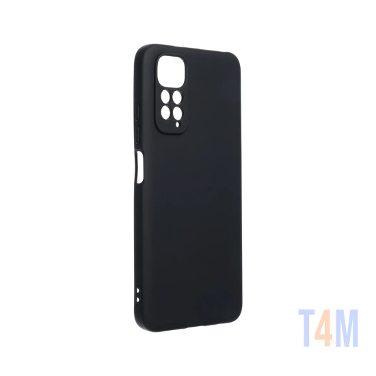 Funda de Silicona con Marco de Cámara para Xiaomi Redmi Note 11/11s Negro